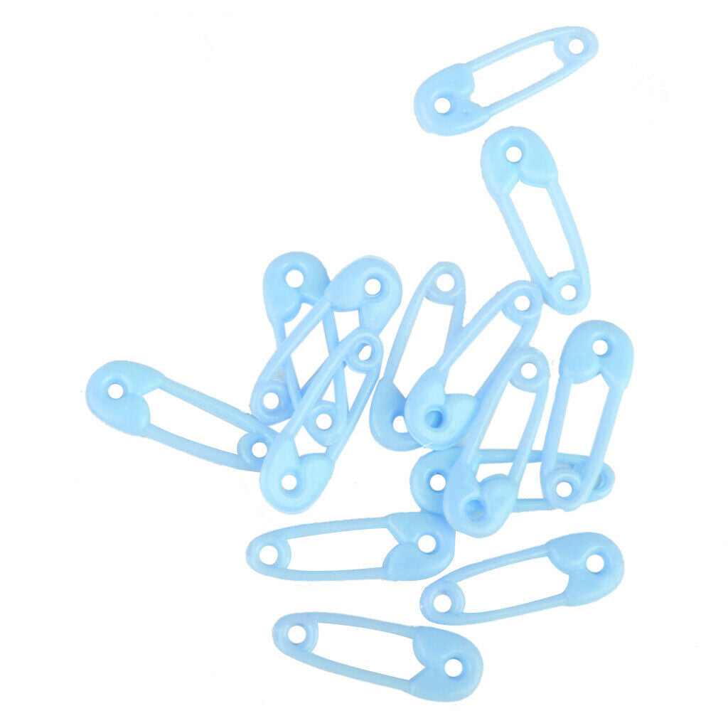 100pcs Mini Safety Pins Charms Table Scatters Decoration Christening Baby Shower