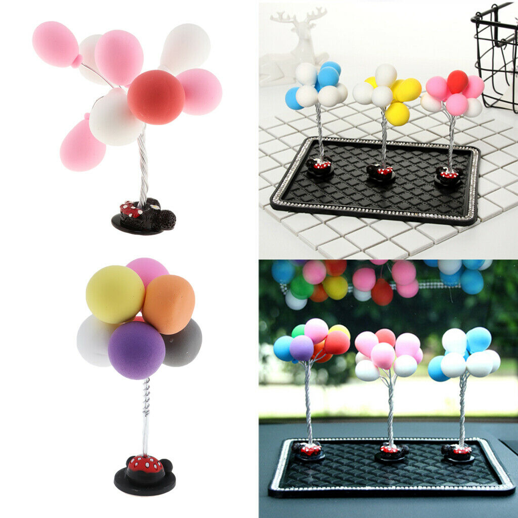 2x Car Interior Dashboard Creative Personality Balloon Decoration Ornament