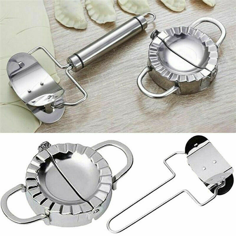 2x DIY Dumpling Maker Slicer Wrapper Mold Pie Pastry Ravioli Cutter Making Tool