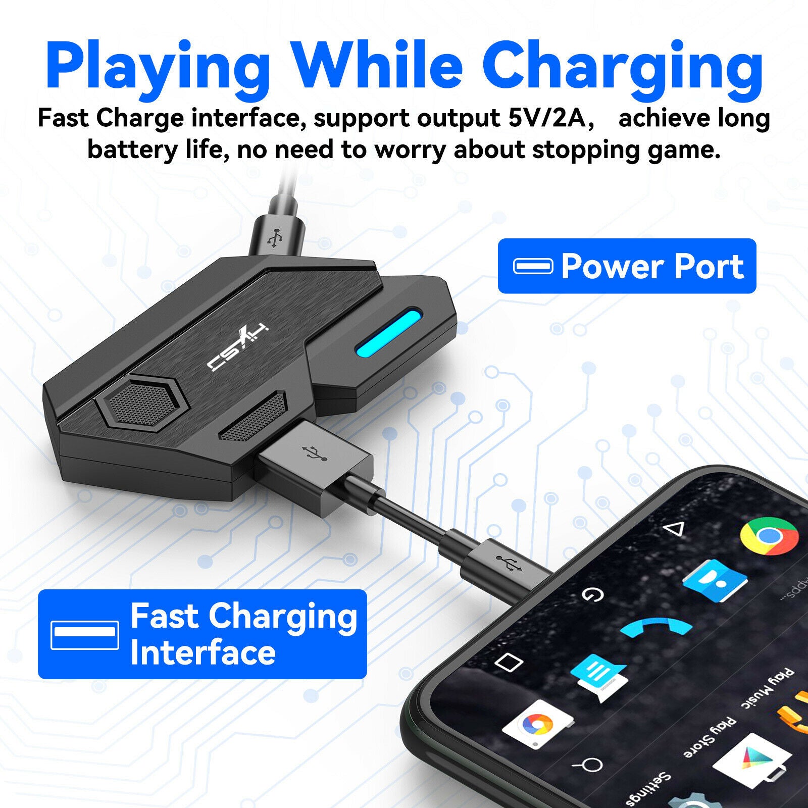 For IOS 13.4 Below Android Game Adapter Game Keyboard Mouse Converter Bluetooth