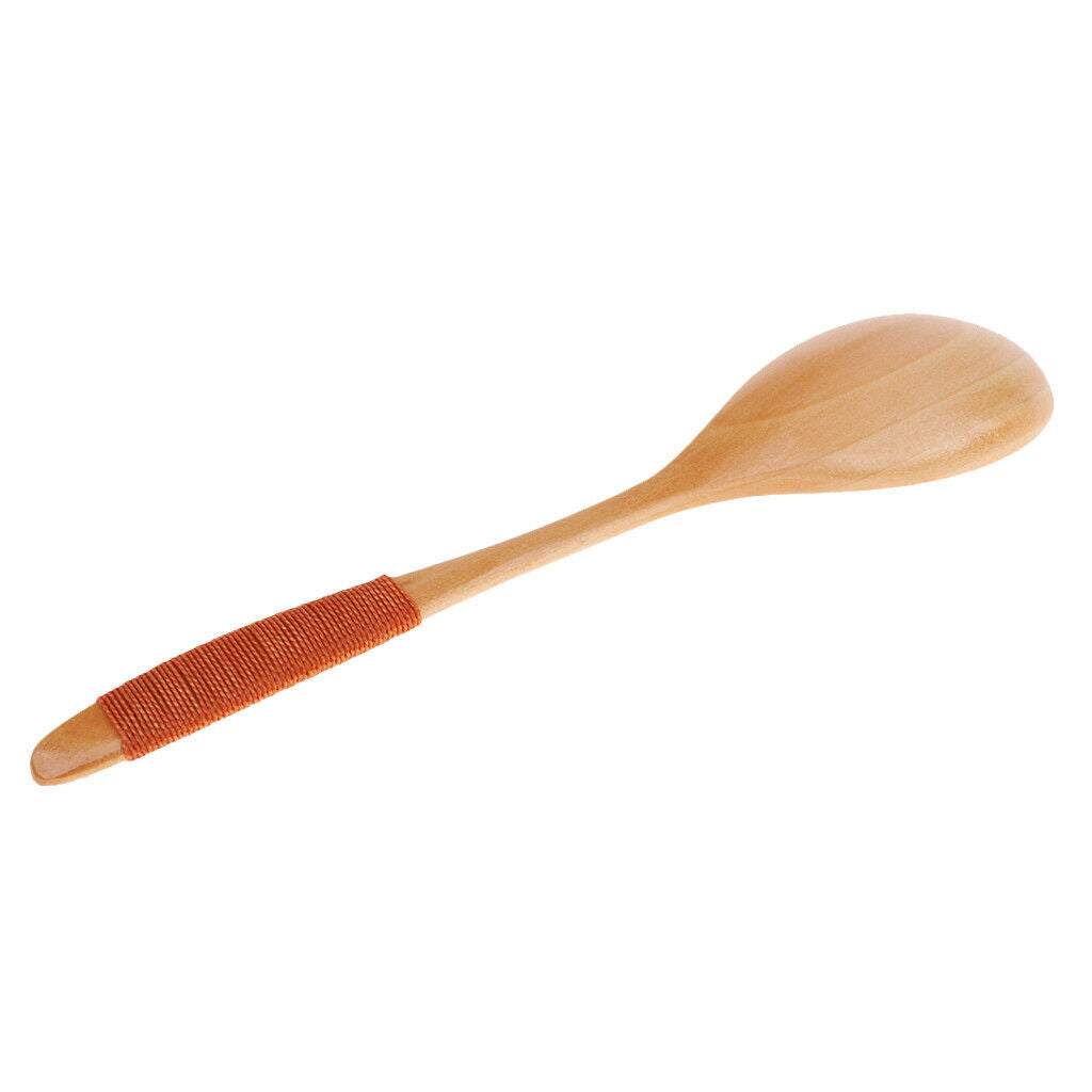 Exquisite Creative Wooden Spoon Fork Travel Lunch Flatware Khaki Spoon