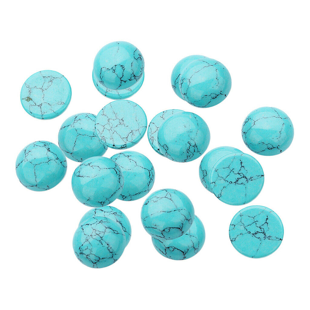 20x Cabochon Beads Flatback Embellishment Jewelry Making Charms 10mm