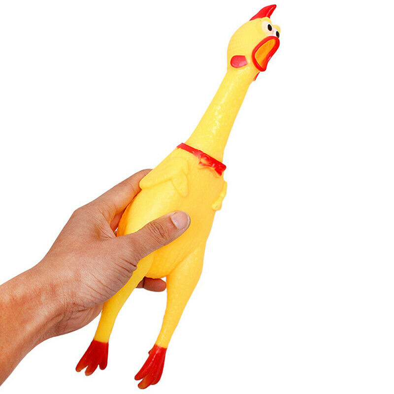 Squeaky Pet Dog Toys Sounding Screaming Chicken Style Safety Molar Chew P.l8