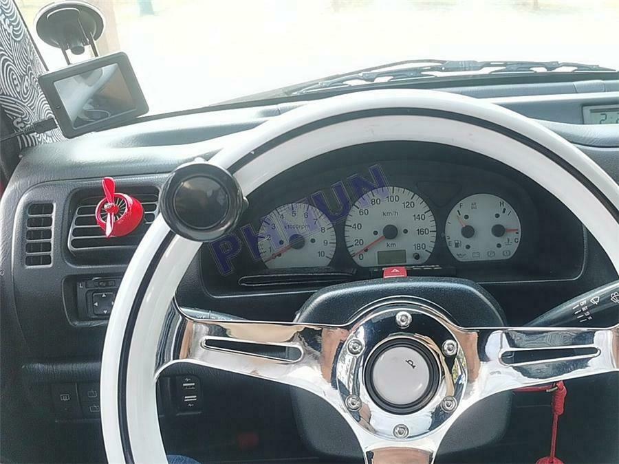 12V Car SUV Steering Wheel Wireless Horn Button w/ Receiver Box Truck Universal