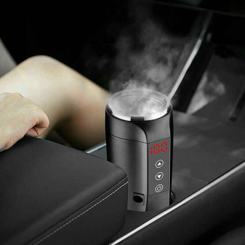 Car 12V 24V Thermal Insulation Electric Kettle Coffee Hot Drink Heater Water Cup