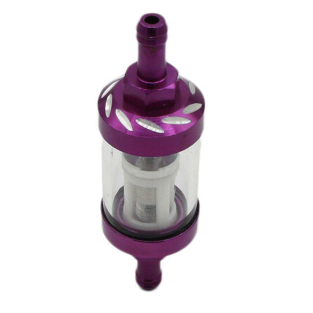 8mm Universal Motorcycle Gas Fuel Filter Cleaner 5/16" Pit Dirt Bike