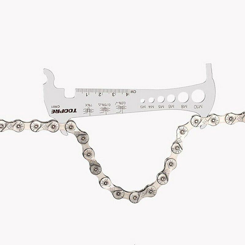 3 in 1 Bike Bicycle Chain Checker Wear Indicator Chain Hook Bolt MeasurementBDA