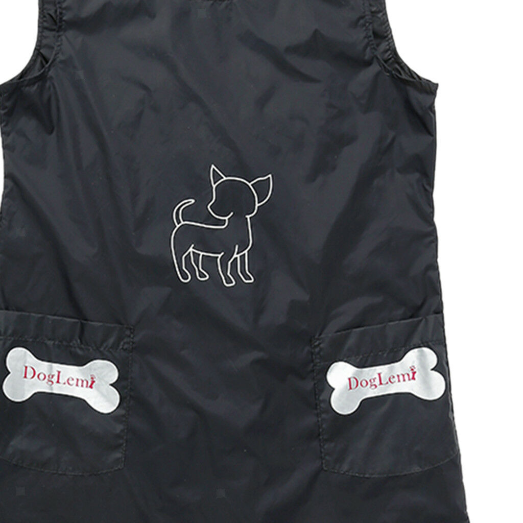 Waterproof Pet Groom Apron Dog Cat Hair Shaving Groomer Vest Apron Vest XL