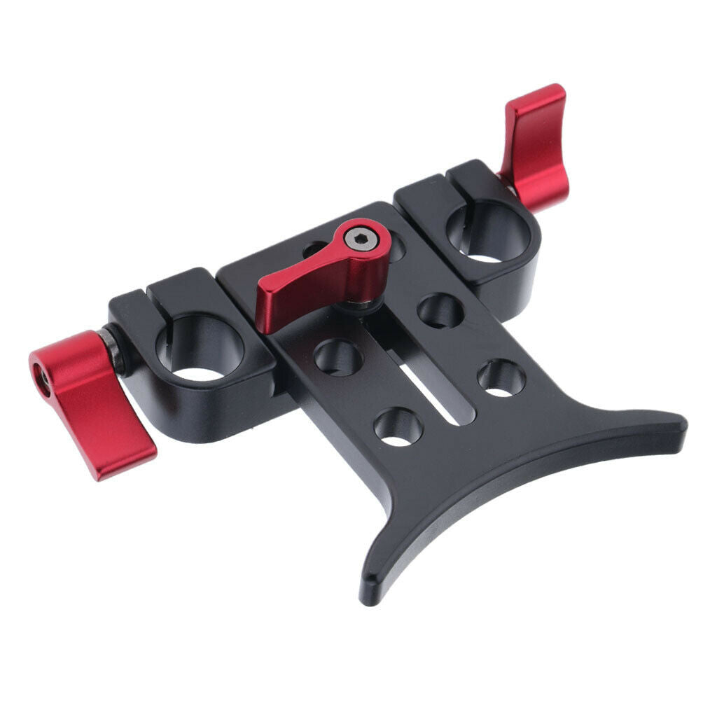 Lens Support 15mm Rod Clamp Block for 5D2 5D3 DSLR Rod Support Rail System