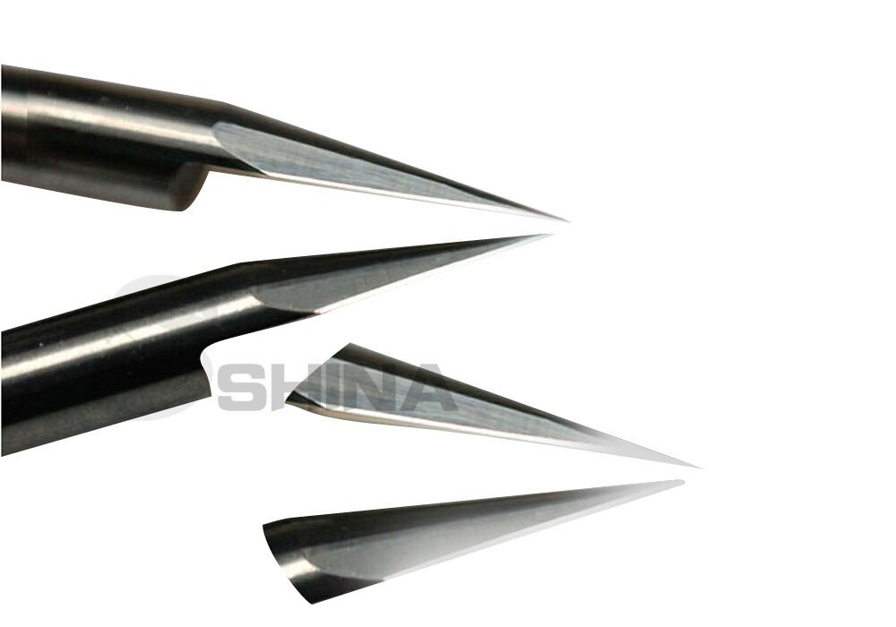 5x 6mm 90deg 0.2mm Tungsten Carbide Engraving Bits CNC Router Tool