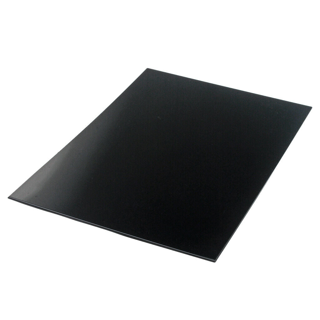 Guitar Blank Scratch Plate Guard Pickguard Material PVC 3-ply Black