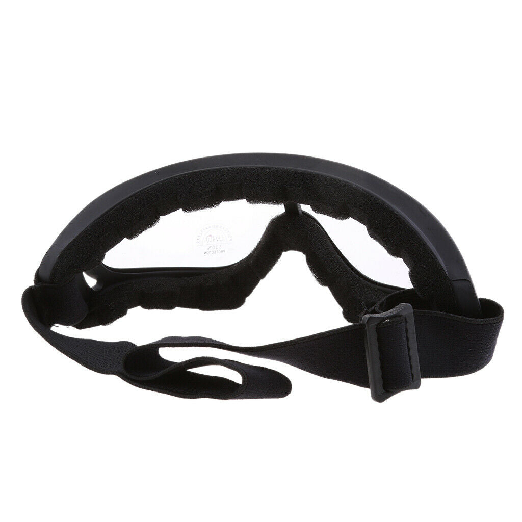 Sports Racing Goggles Eyewear with Clear Lens for Motorcycle ATV Dirt Bike