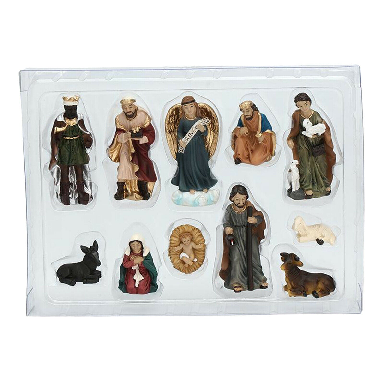 11 Pieces Christmas Nativity Display Set Figures Baby   Decoration Gifts