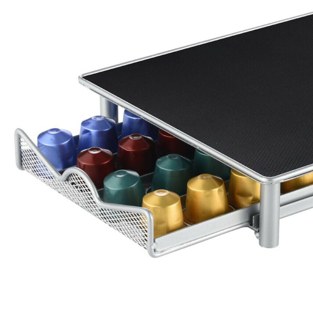 Coffee Machine Stand 40 Coffee Capsule Holder Organizer Fits Nespresso