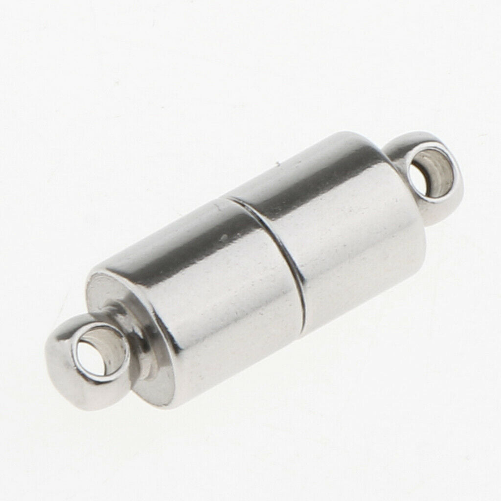 5x Tube Magnetic Lock Jewelry Clasp End   for Leather Cord Bracelet