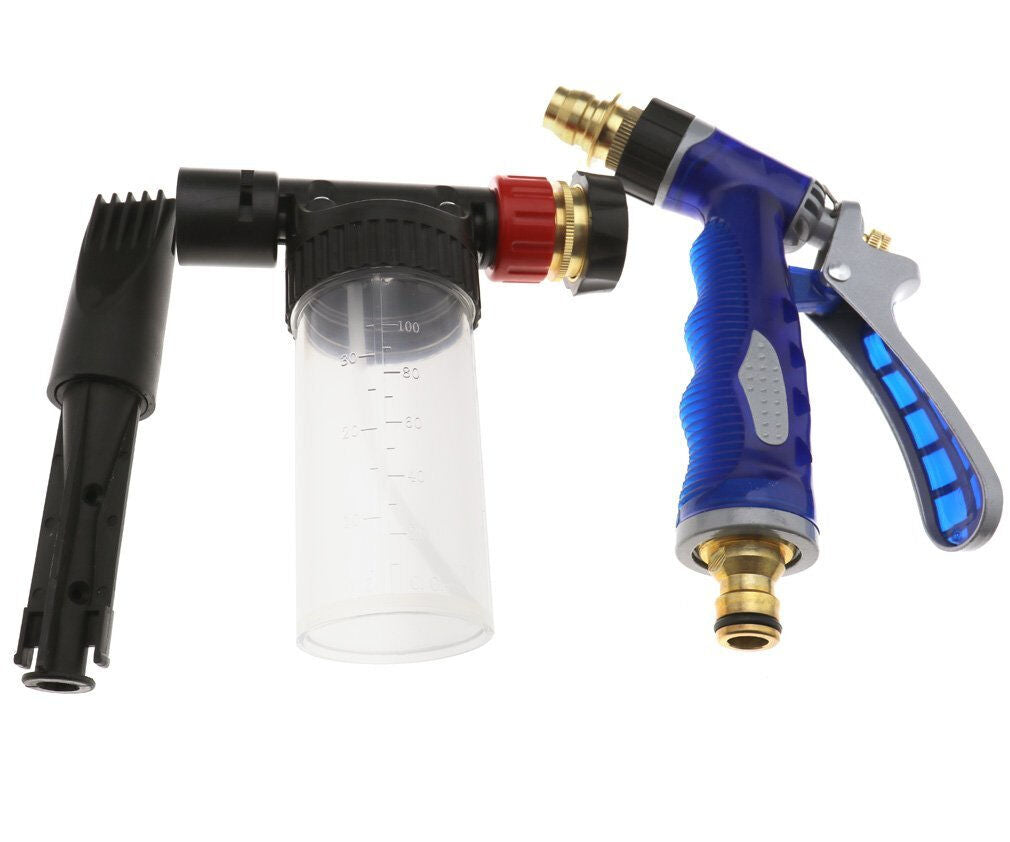 2in1 Adjustable Foamaster Snow Foam Water Car Clean Wash Spray Gun Lance Sprayer
