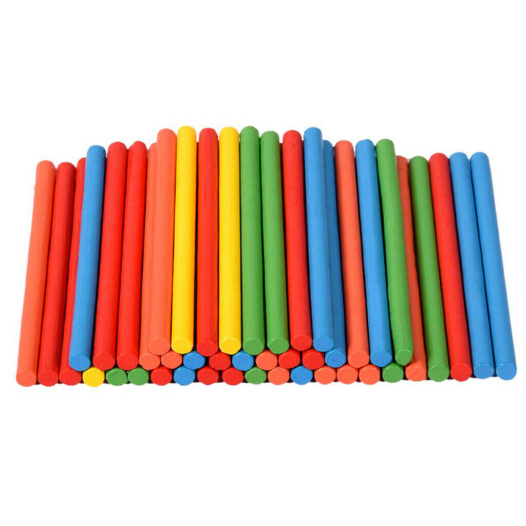 Multifunction Counting Sticks Numbers Math Children Puzzles Tangram Toys