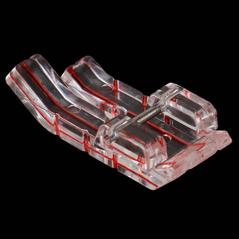 1PcsCenter Line PresserFoot for Multifunction Sewing Machines Plastic Lin.l8