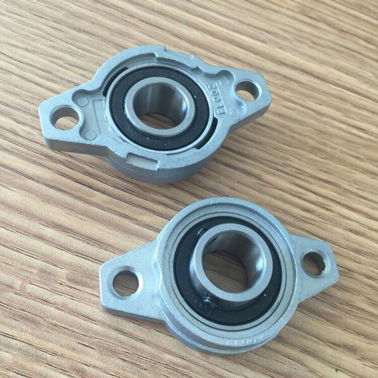2Pcs 12mm Bore Diameter Flange Bearing [M1]
