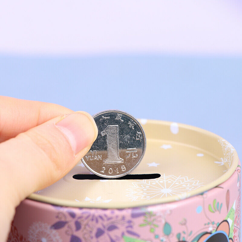 1pc Personalise Piggy Bank Series Tin Plate Money Saving Coin Jewelry Sto.l8
