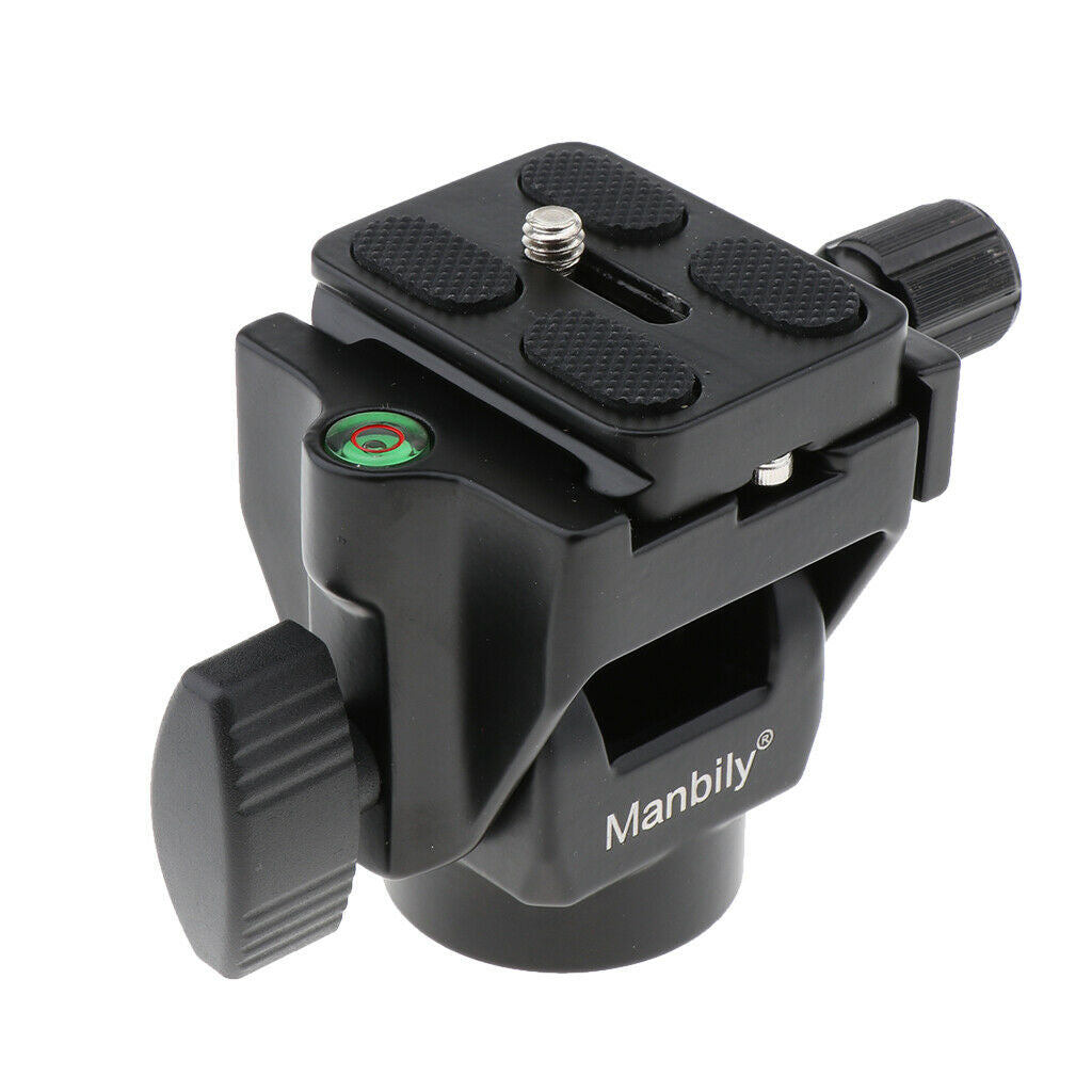 Professional Metal Tripod Ball Head with 1/4 inch Quick Release Plate, for DSLR