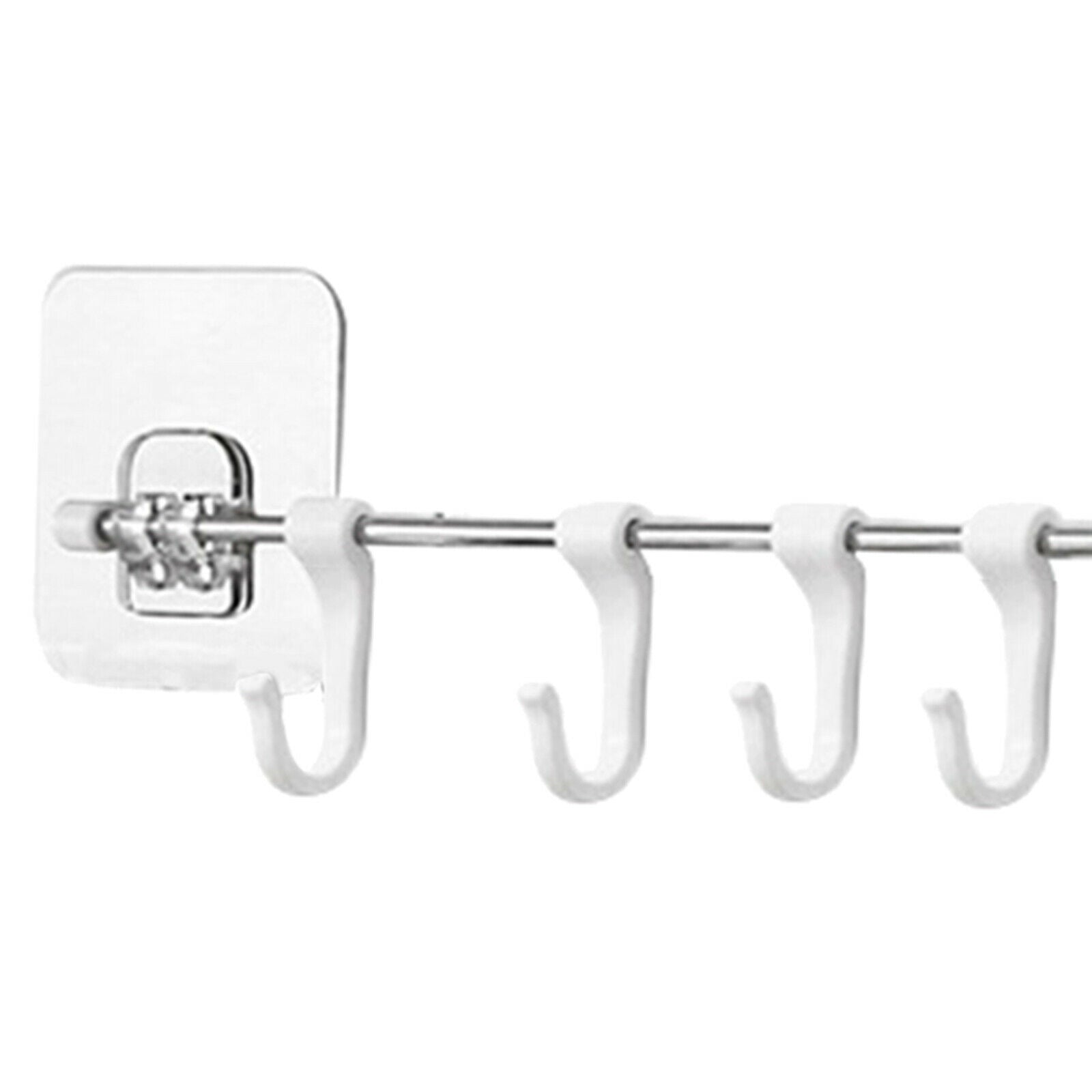 Wall Rack Kitchen Rail Rack Hook Behind Door Organizer Measuring Spoons Tags