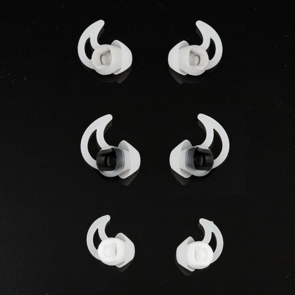 Ear Bud Tips for Bose QC20 QC20i SoundSport SIE2 IE2 IE3 StayHear S M L Tips