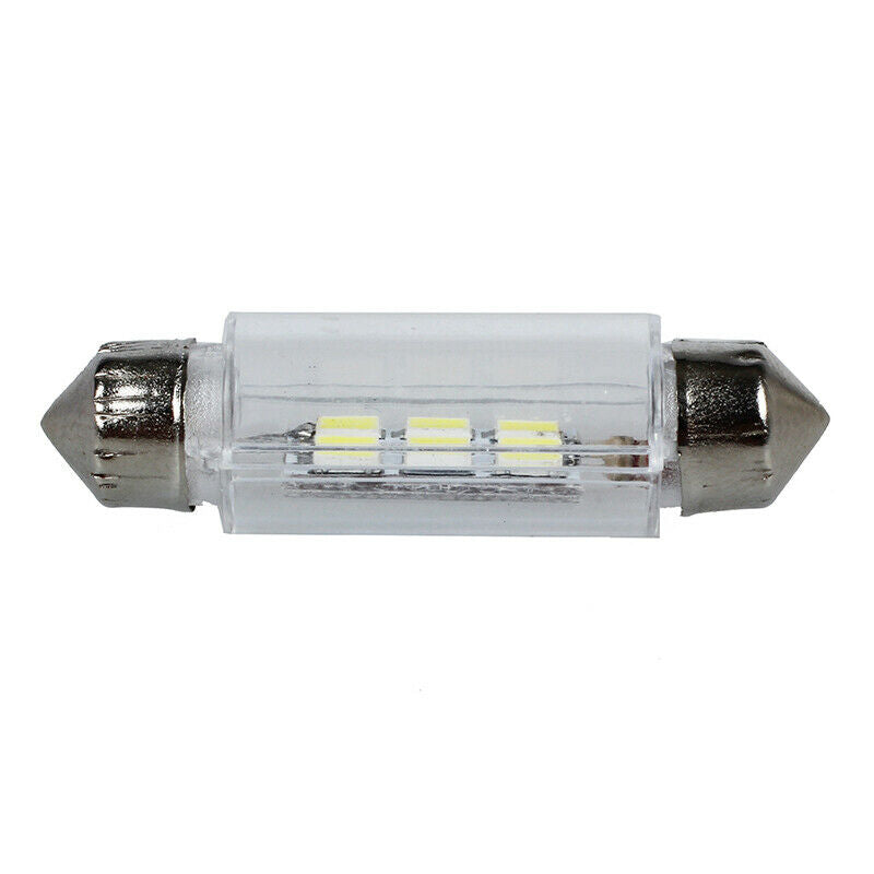 38mm White 6 SMD LED Car Interior Dome Light Lamp Bulb DC 12V New P5O4O4