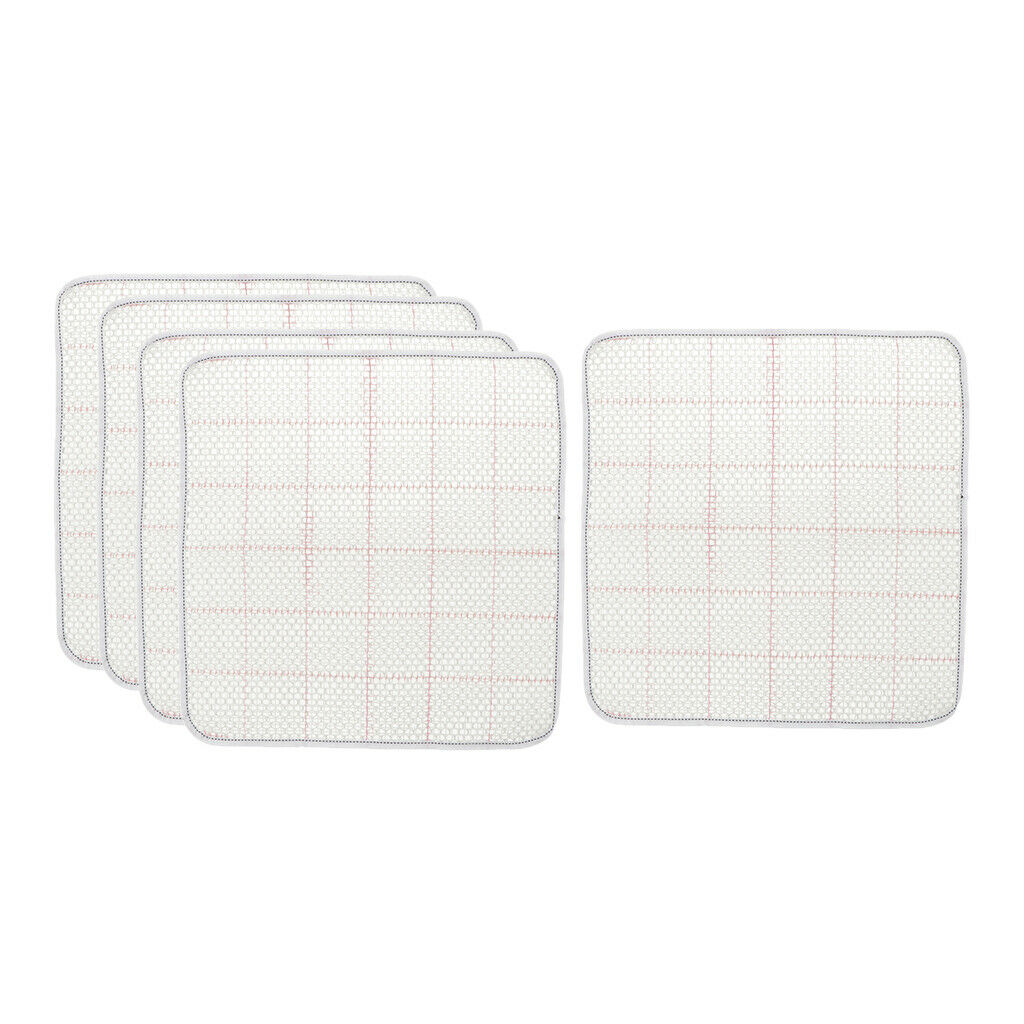 5pcs Blank Latch Hook Rug for Tapestry Carpet Making Embroidery Crafts