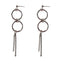 1 Pair Fashion Geometric Drop Long Tassel Dangle Earrings Statement Jewelry