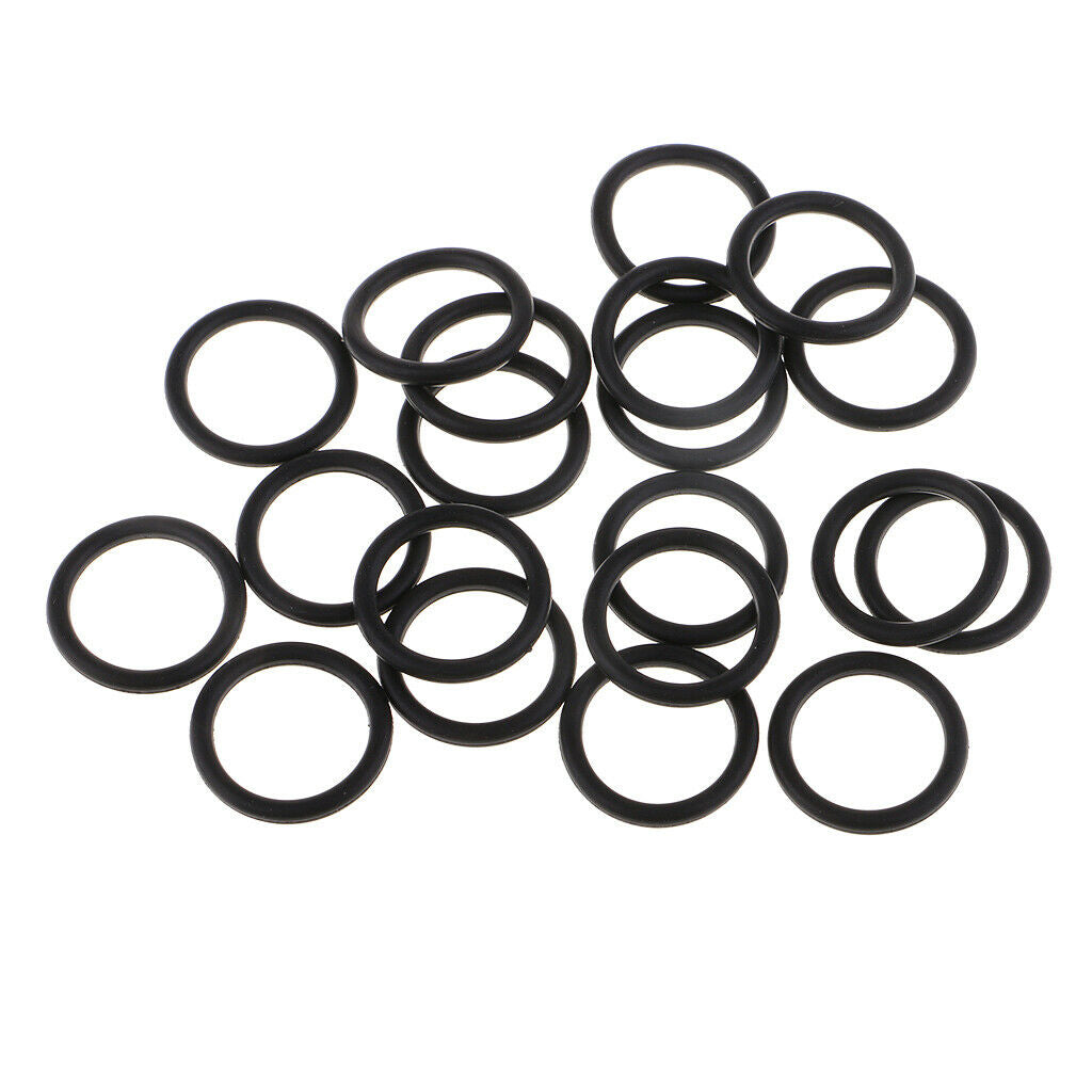 O-Rings Rubber 20x2.4mm Seal Rings Sealing Gaskets Black