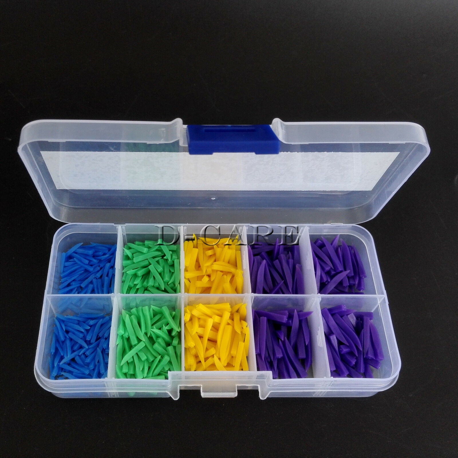 4 Sizes Dental Disposable Teeth Diastema Wedges Denture Material 800 Pcs DC
