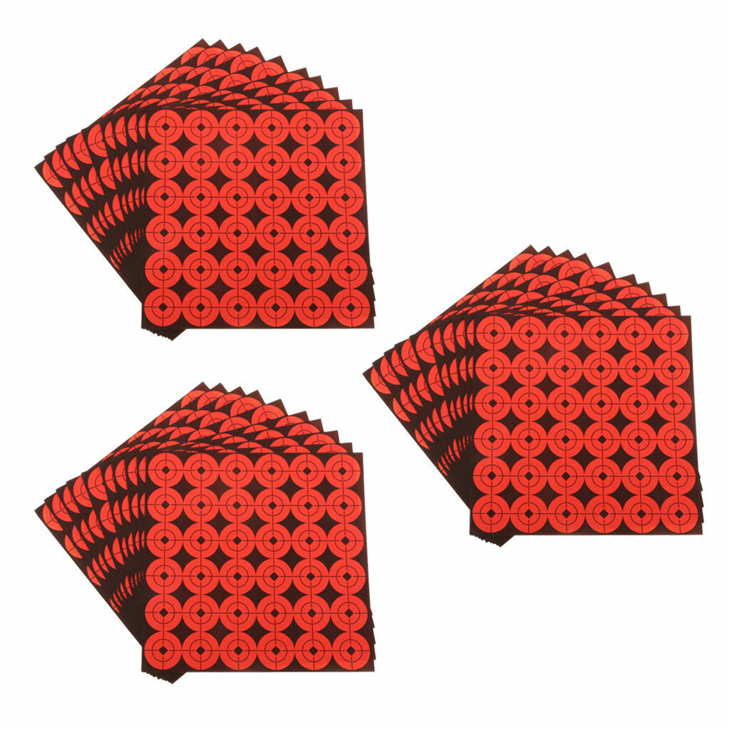 1080Pcs/30 Sheets Shooting Practicing Training Stickers Self Adhesive Target