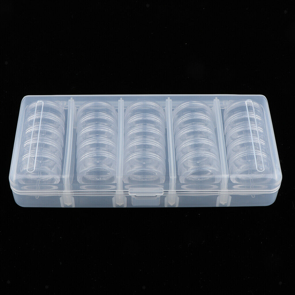 25 Slot  Jars Diamond Bead Storage Container