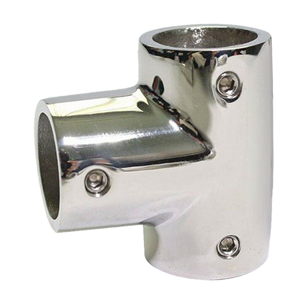 Marine Boat Hand Rail Fitting 7/8" Tee Cross Joint Connector Boat Hardware