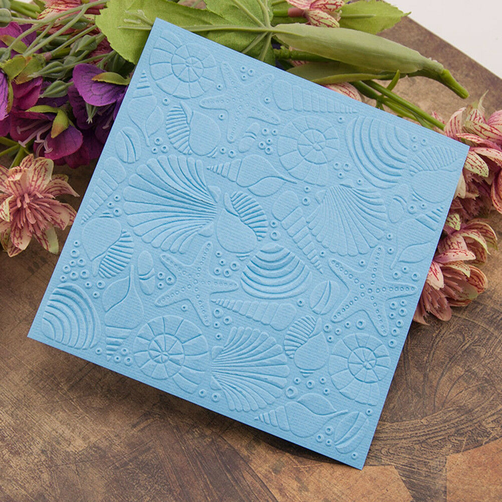 seafood Embossing folders Plastic Embossing Folder For Scrapbooking DIY ca.l8
