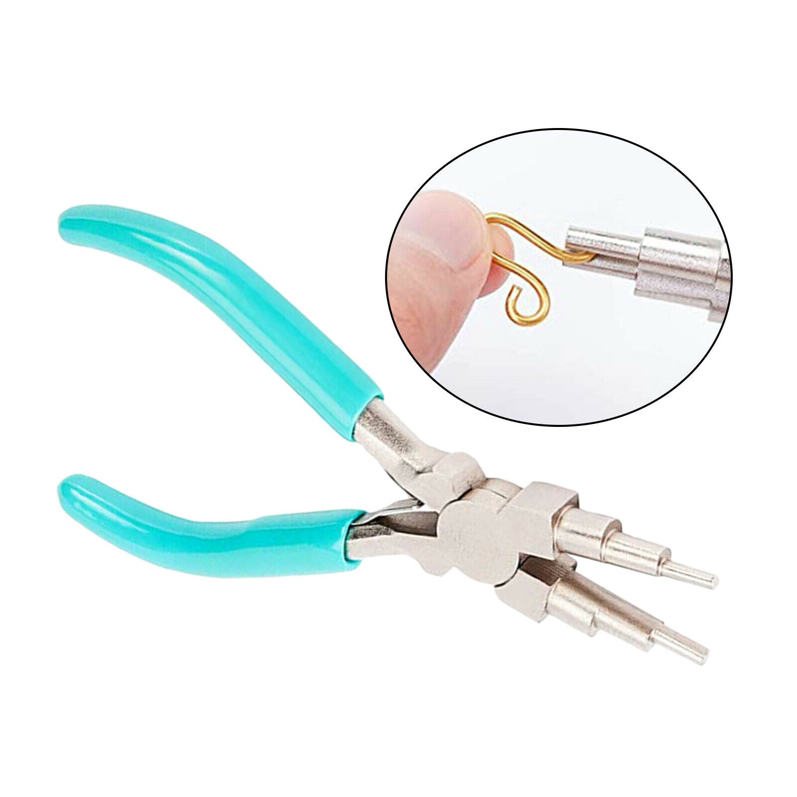 Bail Making Pliers 6-Inch Wire Looping Forming Shaping Pliers 3mm to 9.5mm