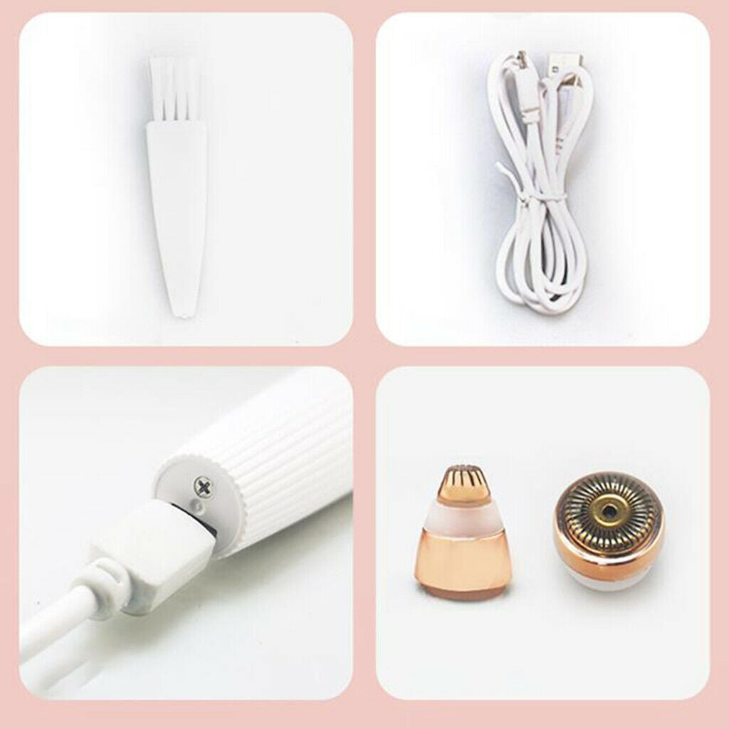 Eyebrow Trimmer Precision Electric Eyebrow Razor Facial Hair Remover Neck