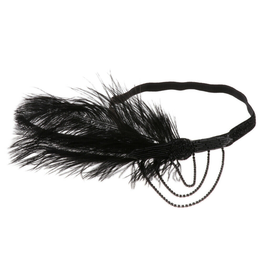 Handmade Beaded Headband Flapper  Headband 1920s Headpiece For Girls