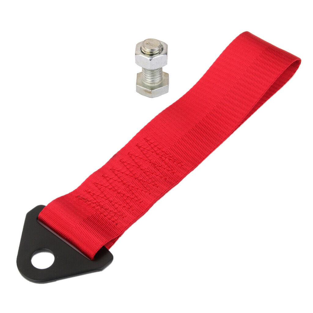 24x5cm Heavy Duty Nylon Tie Down Ratchet Strap Set Car Trailer Boat Red