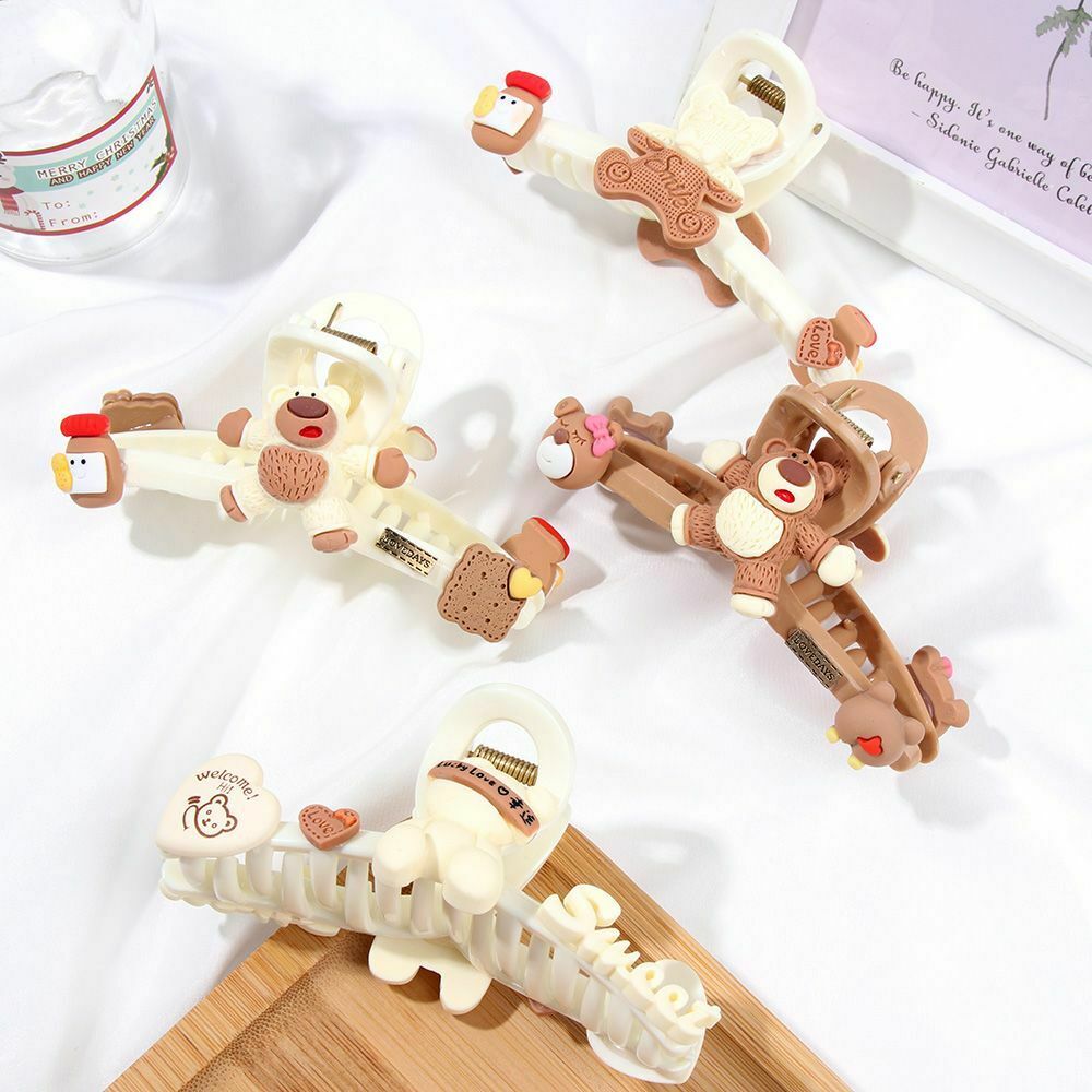 Fashion Bear Hairdressing Salon Hairpins Headwear Hair Clamps Hair Claws Clips