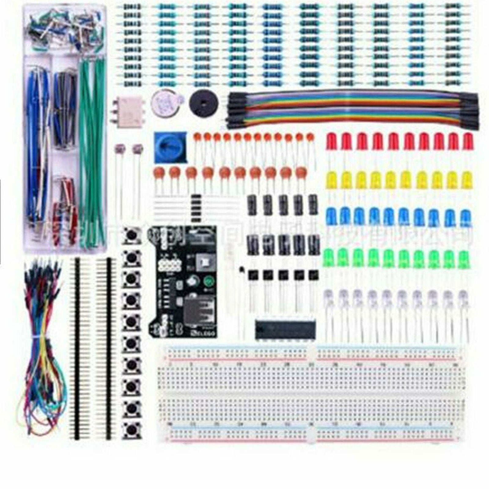 1 Set 830 Breadboard Cable Resistor Electronic Component Starter For Arduino