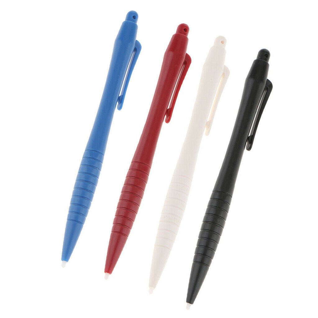4Pack Stylus Plastic Retractable Touch Pen for Nintendo WII U 3DS 3DSXL NDSL