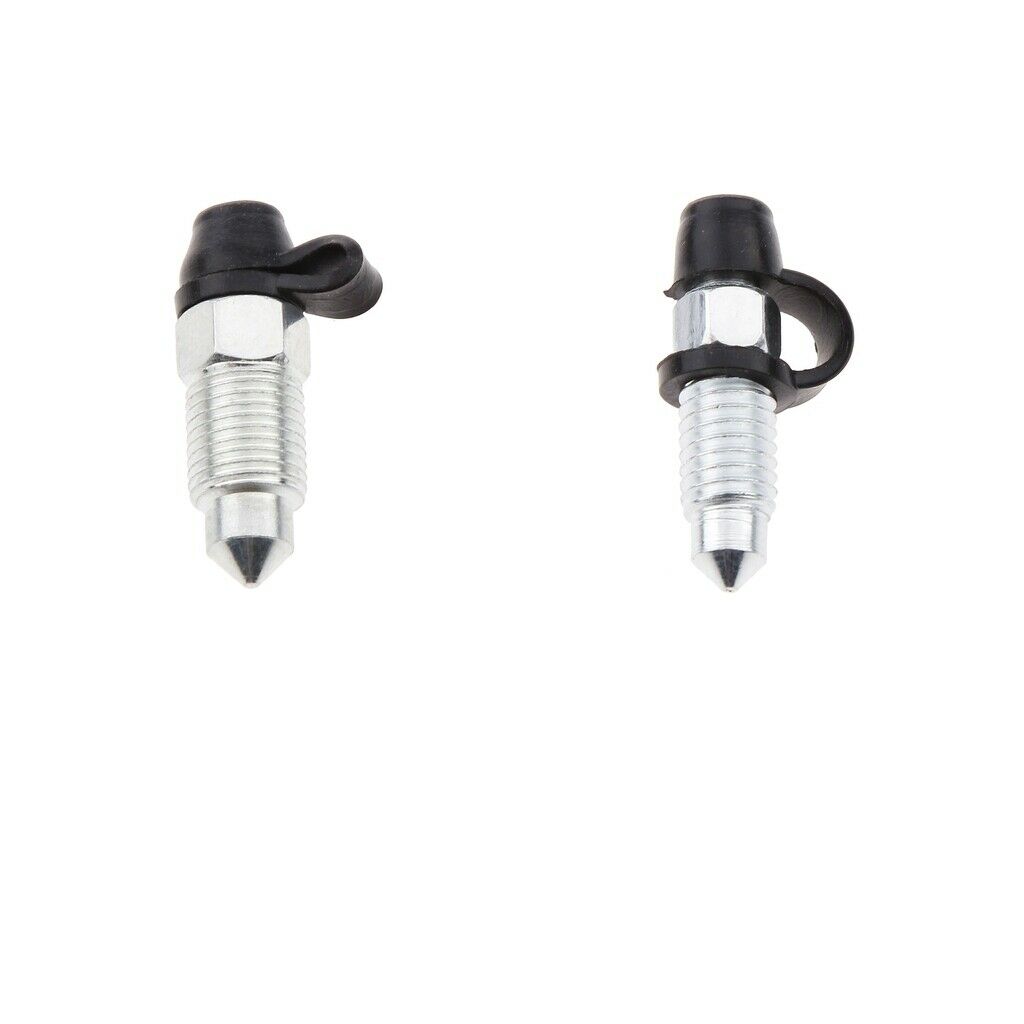 2 Pieces Screws Motorcycle Brake Calipers M8 X 1.25mm Screws Bleeder Screw
