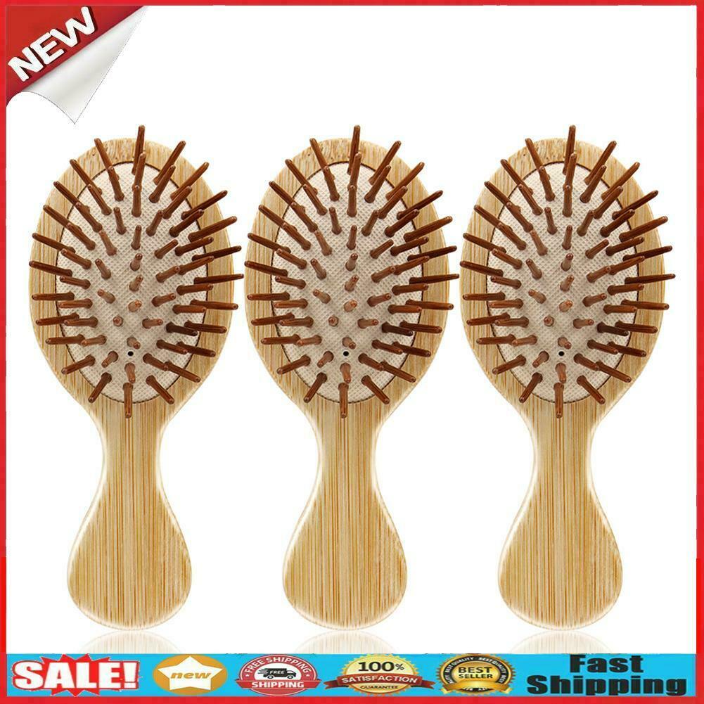Wooden Cushion Airbag Comb Anti-static Hair Loss Scalp Massage Hair Brush @