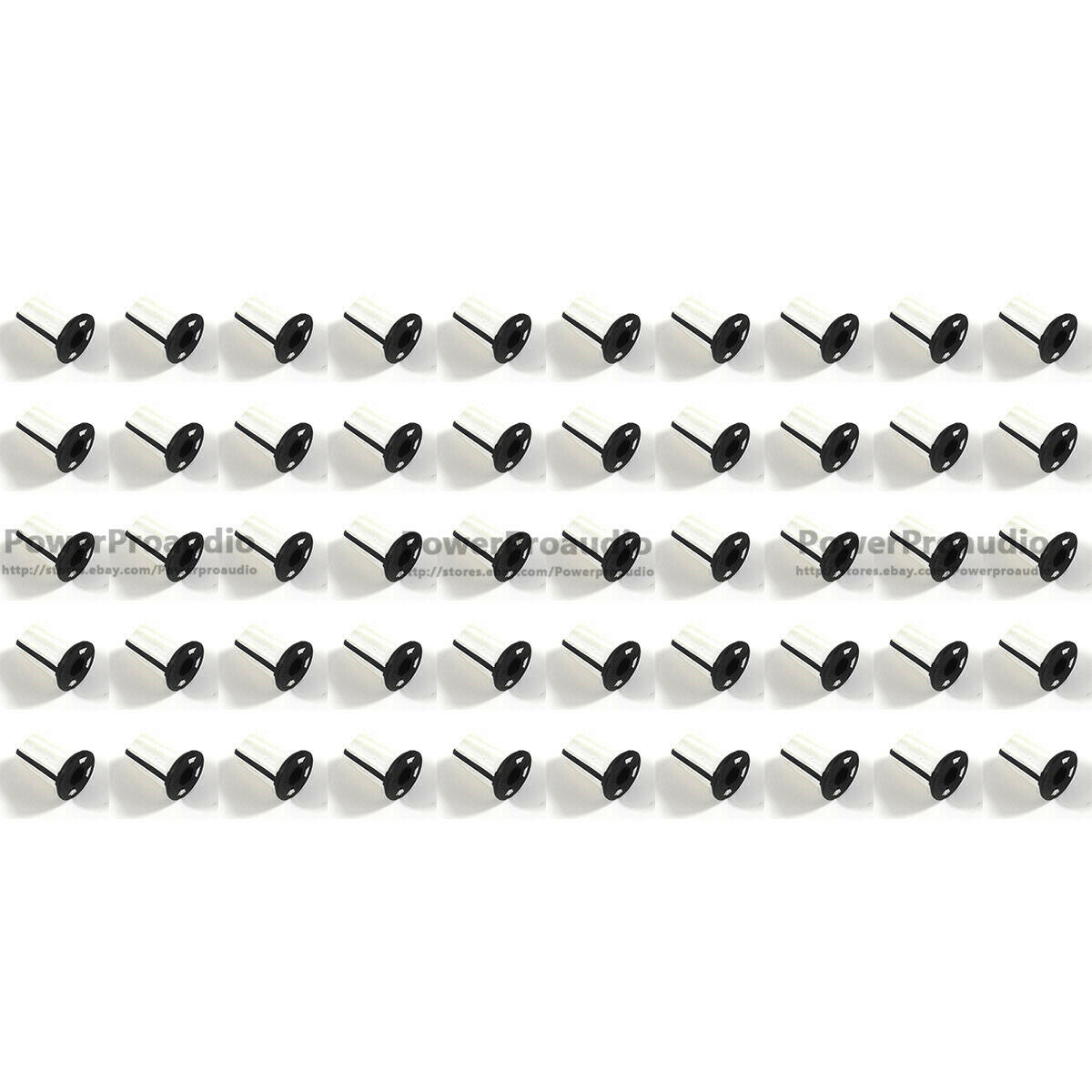 50 X White EQ Rotary Knob - DAA1176 DAA1305  For Pioneer DJM800 900 2000 NXS