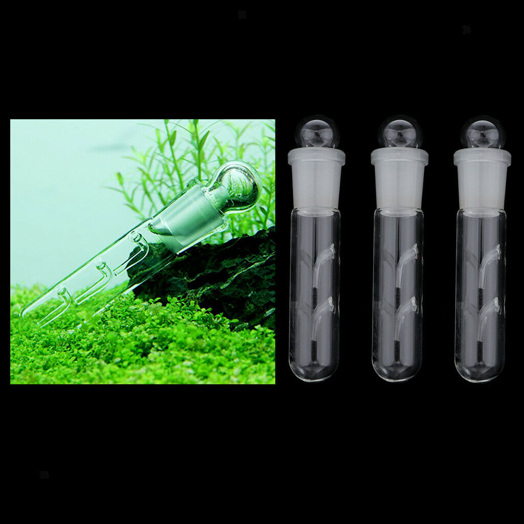 3x Practical 2 Holes Acrylic Aquarium Worm Trap Fish Tank Leech Catcher