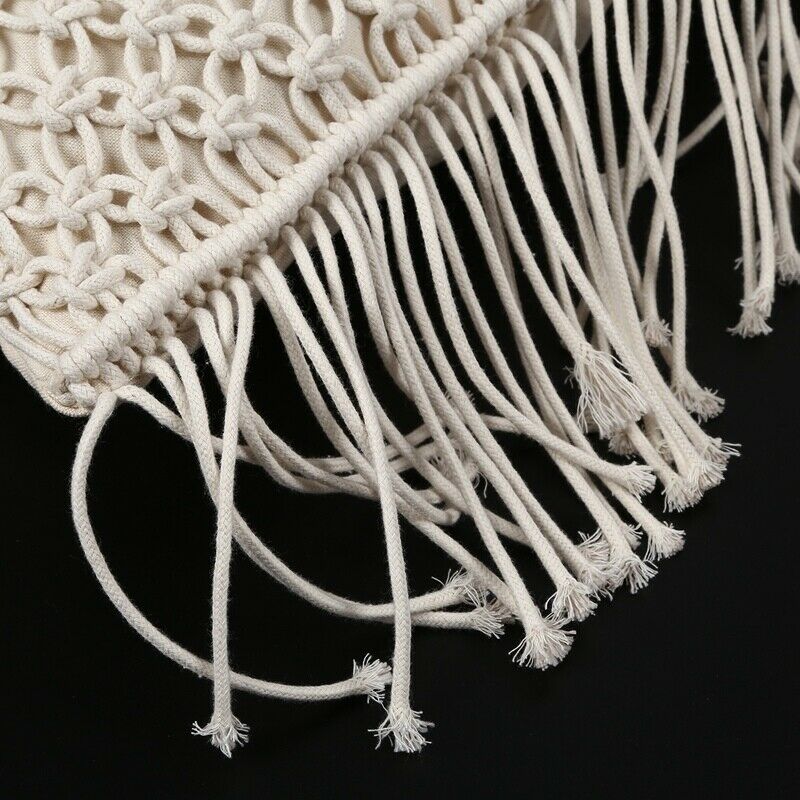 Cotton Linen Macrame Hand-Woven Cotton Thread Pillow Covers Geometry Bohemia CQ2