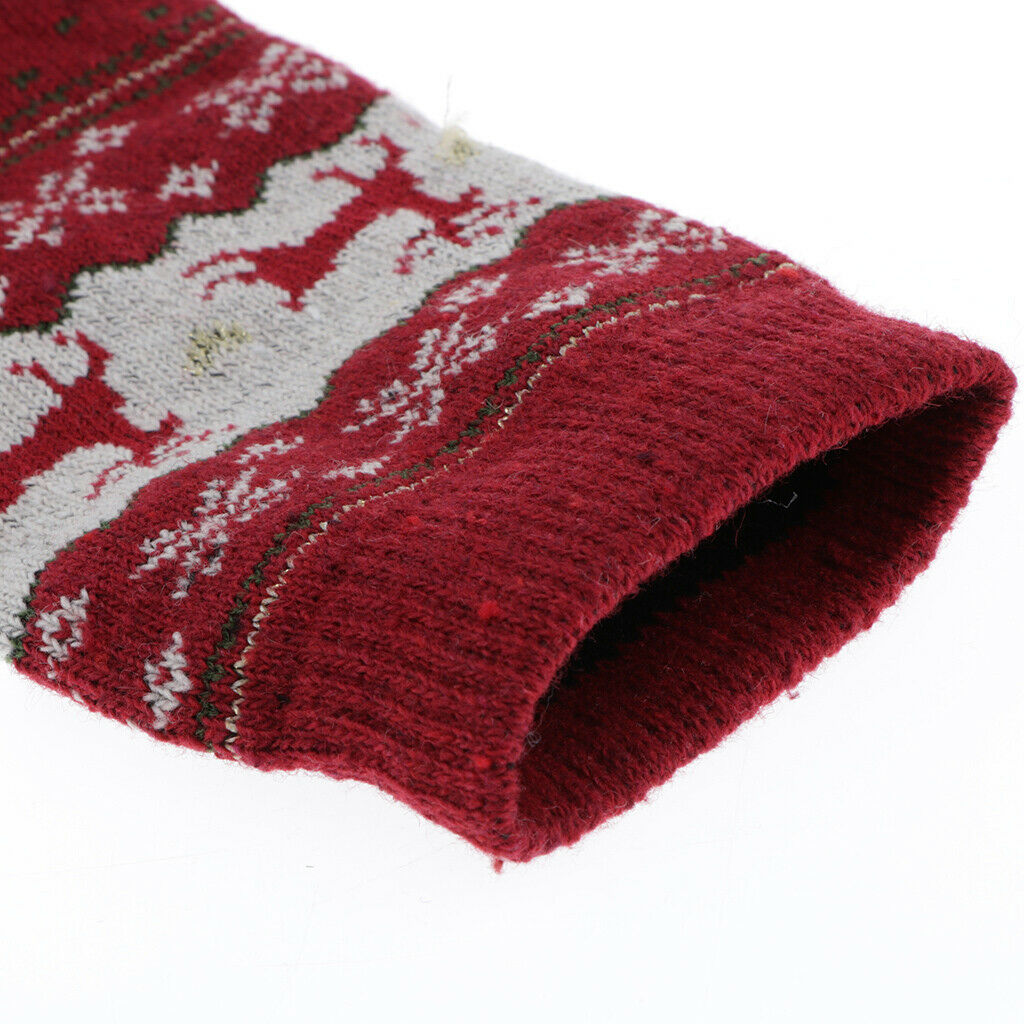 2 Pairs Womens Wool Blend Cozy Crew Socks Causal Winter Xmas Ankle Socks