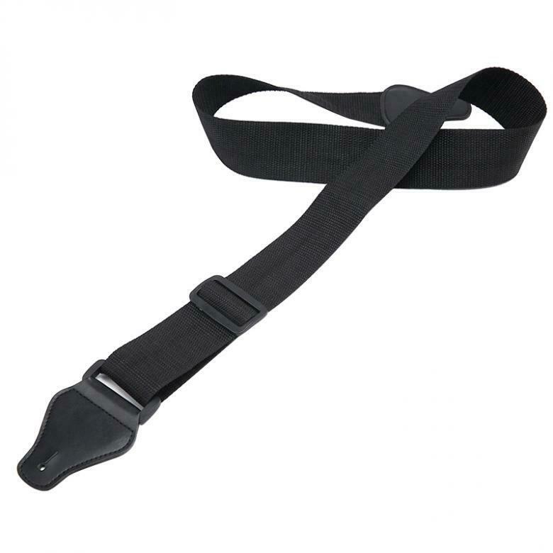 Adjustable Black Guitar Strap for Acoustic Electric Bass